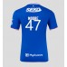 Rangers Mikey Moore #47 Hjemmedrakt 2025-26 Korte ermer